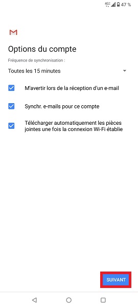Comment ajouter un autre compte e-mail ?